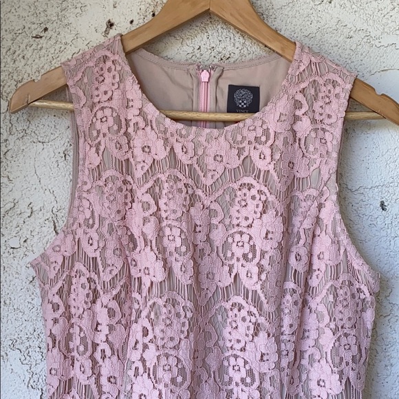 Vince Camuto Sleeveless Lace Bodycon Dress Size 10 - Picture 4 of 8